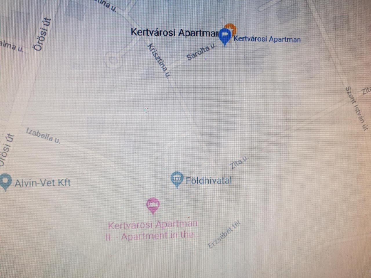 Kertvarosi Apartman II Тисауйварош Экстерьер фото